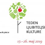 Teden ljubiteljske kulture, 17.-26. maj 2019