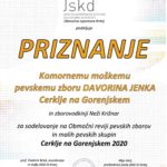 Območna revija pevskih zborov 2020