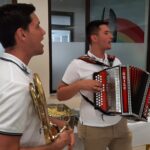 Da je bilo druženje še bolj veselo, sta poskrbela naša Krištof in Lenart.