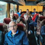 Za veselo vzdušje na avtobusu so poskrbeli naši mladi godci.