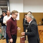 Naš predsednik Andrej Hočevar se je dirigentu Vodopivcev zahvalil za gostoljubje